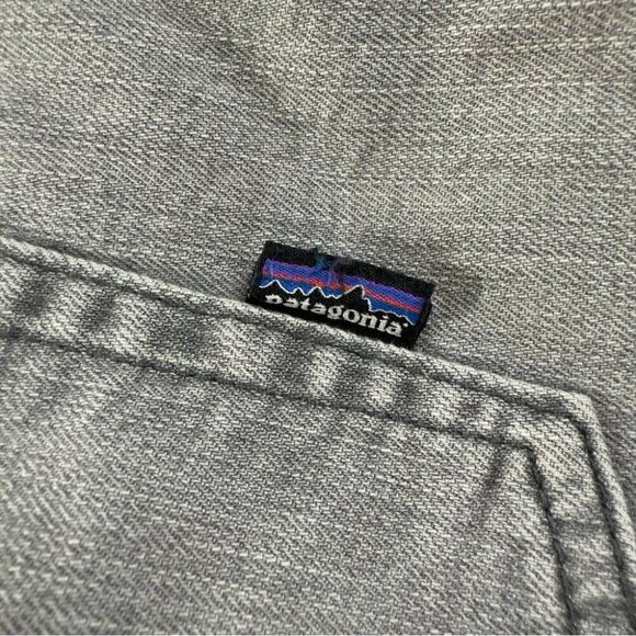 Patagonia Men's Size 35x32 Grey Straight Leg Jeans Iron Clad Denim 100% Organic - Picture 5 of 12